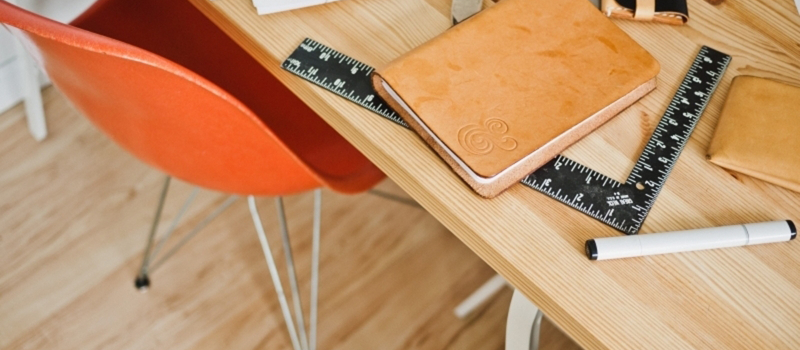 ruler-desk-working